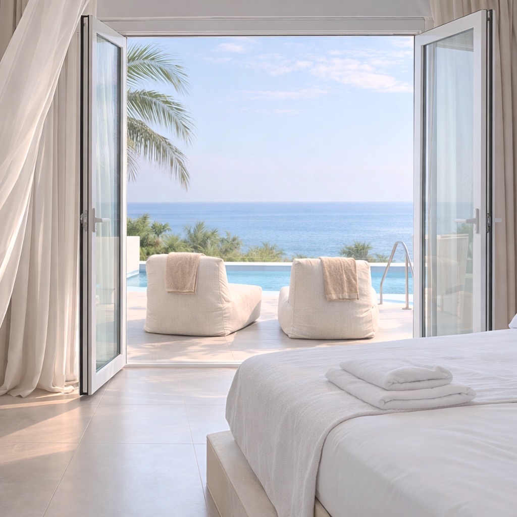 King Suite private heated pool