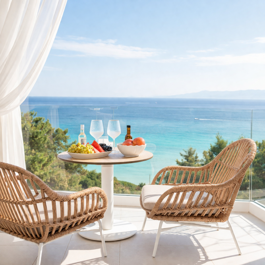 Suite interior with natural light